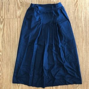 Vintage Pendleton Pleated A-Line Virgin Wool Skirt